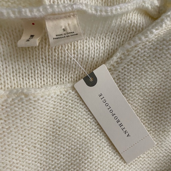 Anthropologie Cable Knit Wool Sweater - Picture 2 of 6